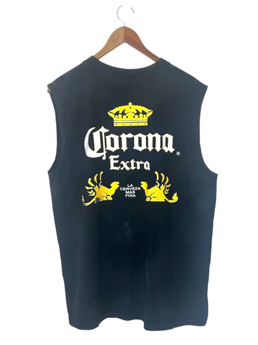 Officially Licensed Corona Extra Beer Cabo San Lucas Logo Summer Tank Top L - Picture 4 of 12